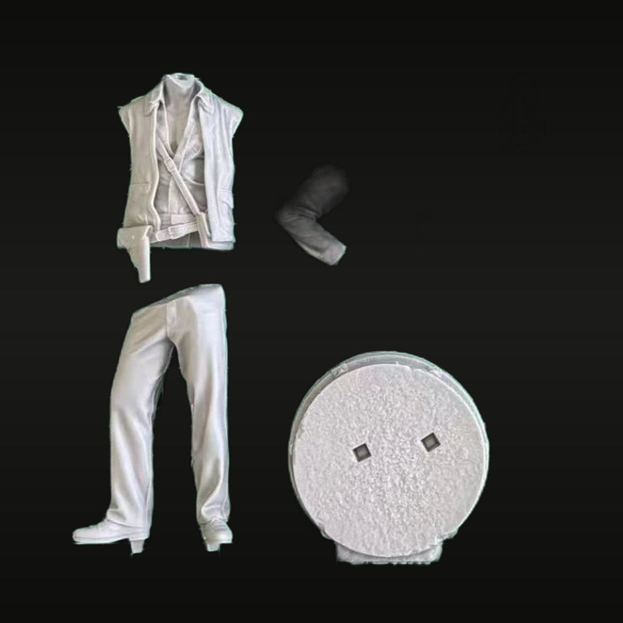 Indiana Jones Adventure Archaeologist 1/24 Resin Figure Kit - unpainted resin model kit