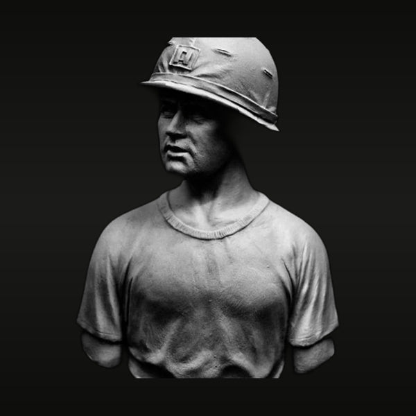 WWI British/Allied Soldier Portrait Brodie Helmet 1/10 Resin Bust Kit