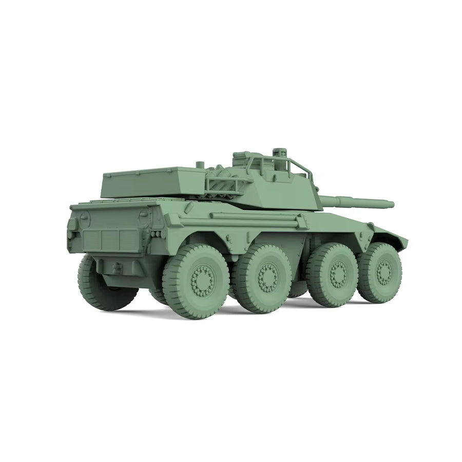 Modern South African Rooikat 8x8 Armored Car 1/72 Resin Vehicle Kit - resin model view 4