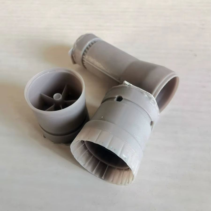 Modern Jet Engine Afterburner Nozzles Set 1/48 Resin Detail Kit - resin model view 2