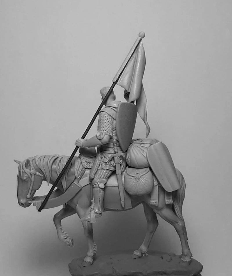 1/32 Scale 54Mm Die-Cast Resin Figure Model Kit Polish Knight Hobby Miniature Toys Unassembled Unpainted DIY Diorama