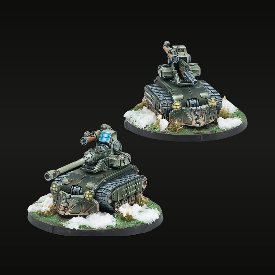Ariadna Vystrel Mobile Artillery Regiment 28mm Resin Model Kit - unpainted resin model kit