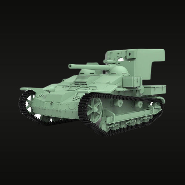 WWII Soviet Light Tank T-26 1/35 Resin Vehicle Kit