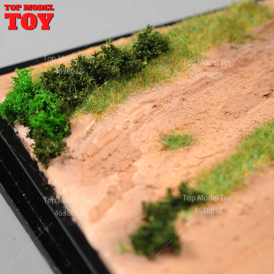 Desert Sandy Terrain Diorama Base 1/64 Resin Model Kit - resin model view 5