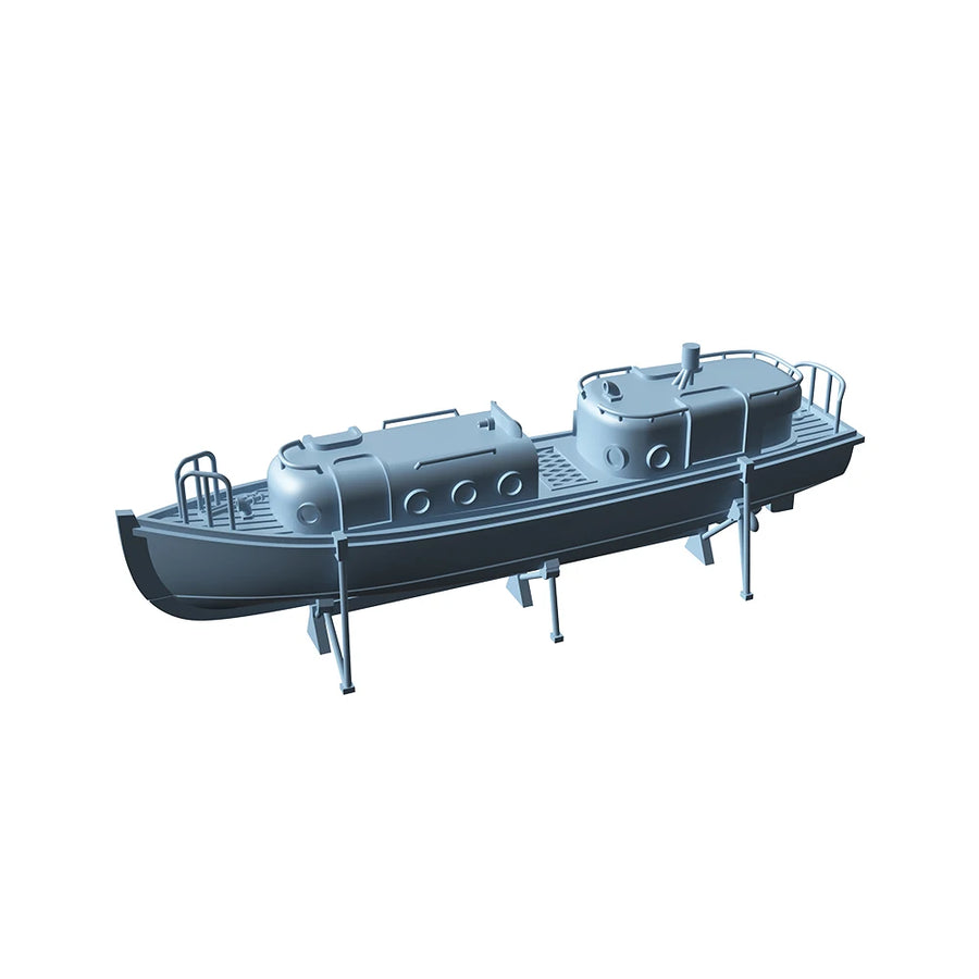 WWII US Navy Utility Boats Set 1/496 Resin Ship Kit - resin model view 3