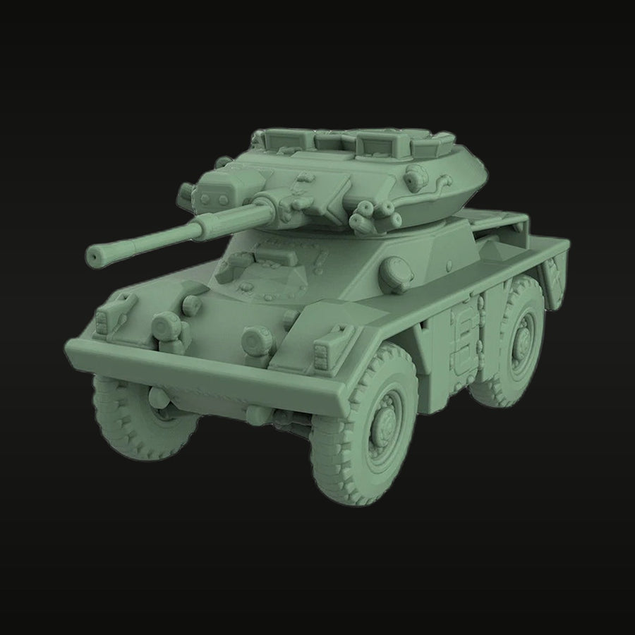 British Humber Armoured Car Mk IV 6x4 with Turret 1/120 Resin Vehicle Kit - unpainted resin model kit