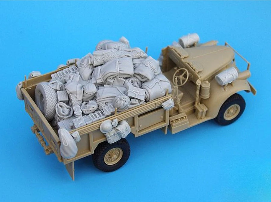 WWII British SAS Desert Commando with Head Variants 1/35 Resin Figure Kit - resin model view 3