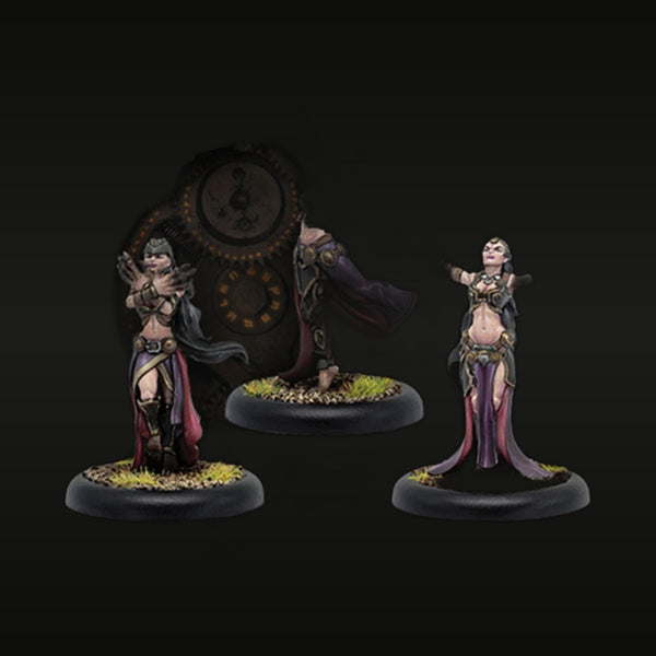 Fantasy Cryx Dirge Seers Female Mystic Unit 30mm Resin Figure Kit