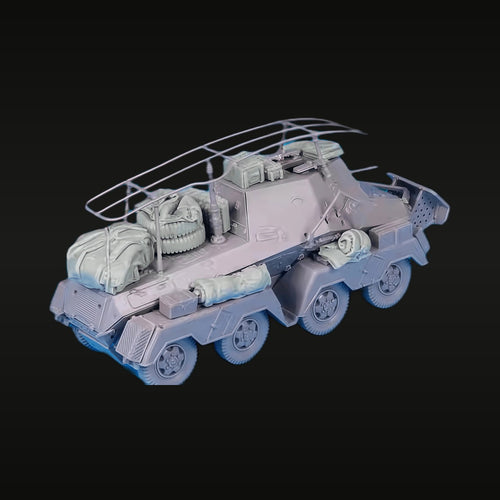 German Sd.Kfz.263 Armored Vehicle 1/72 Resin Model Kit