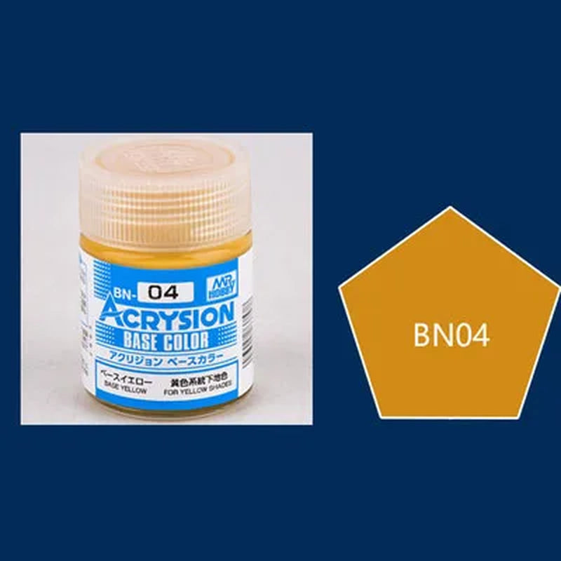 10Ml Mr Hobby BN01-06 Water-Base Acrylic Aqueous Surface Primer Base Color Paint Pigment DIY Plastic Plane Military Model Kit