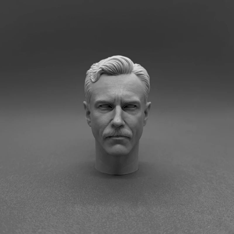 1/6 Scale Resin Diecast Head Sculpture Model Famous Male Actor'S Film Roles Head Carving Fit 12'' Action Figure Unpainted