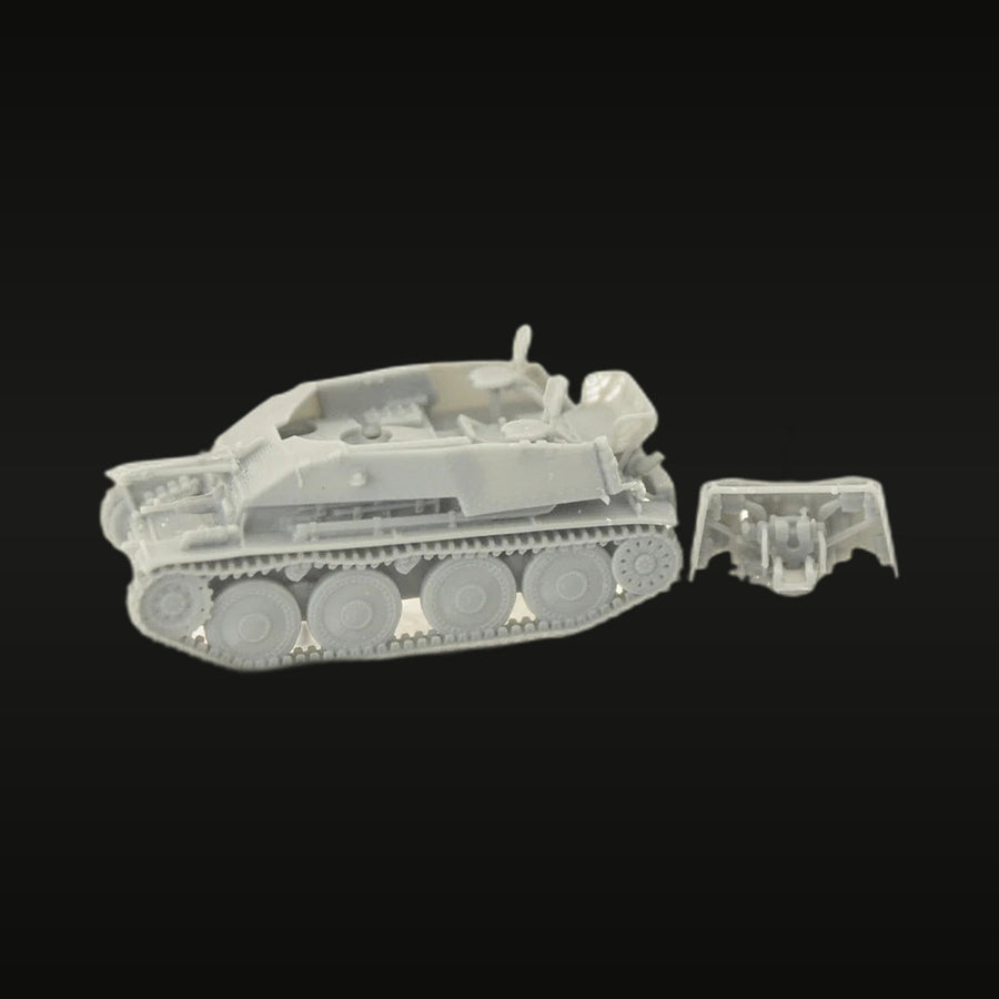 WWII German Marder III Tank Destroyer 1/144 Resin Vehicle Kit - unpainted resin model kit