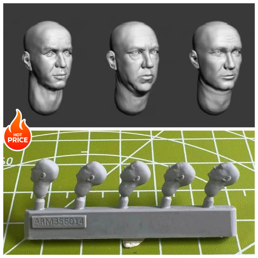 1:35 Resin Model GK Character Head Modification, Replacement Parts, Model