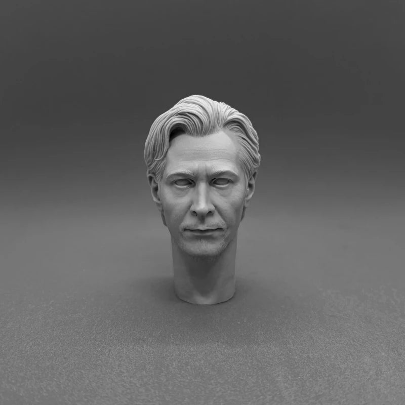 1/6 Scale Resin Diecast Head Sculpture Model Famous Male Actor'S Film Roles Head Carving Fit 12'' Action Figure Unpainted