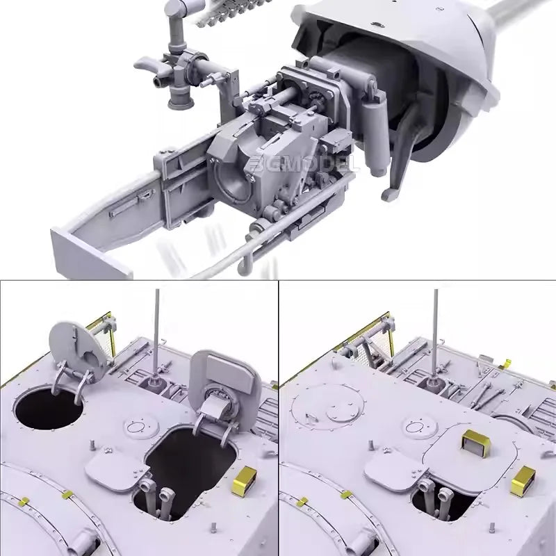 WWII German Panzerjäger IV L/70 Tank Destroyer 1/35 Resin Kit - resin model view 3