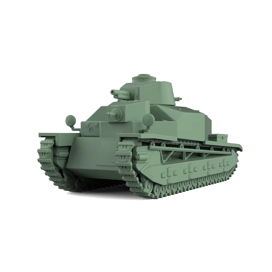 1/144 1/200 1/350 1/700  SS623 Military Model Kit IJA Type91 Heavy Tank Miniature Static War Games