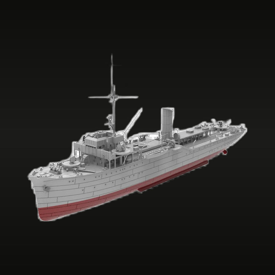 WWII German R-1 Class Minelayer Drache 1/700 Resin Ship Kit - unpainted resin model kit