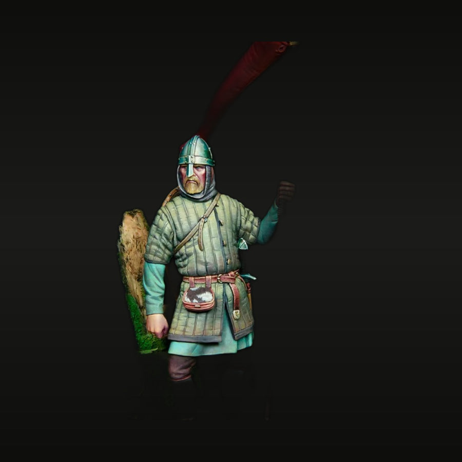 Norman Warrior 1066 75mm Resin Figure Kit - unpainted resin model kit