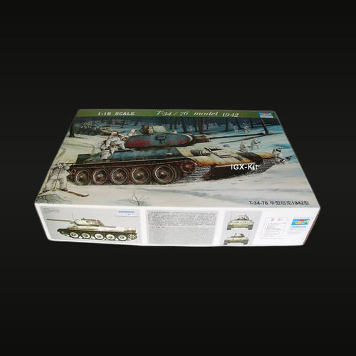 WWII Soviet T-34/76 Medium Tank 1942 1/16 Resin Model Kit