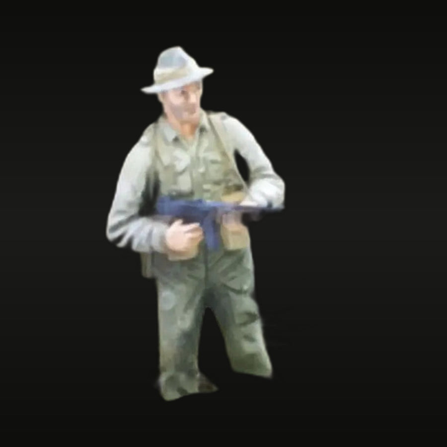 British Chindit Soldier Burma 1944/45 1/35 Resin Figure - unpainted resin model kit