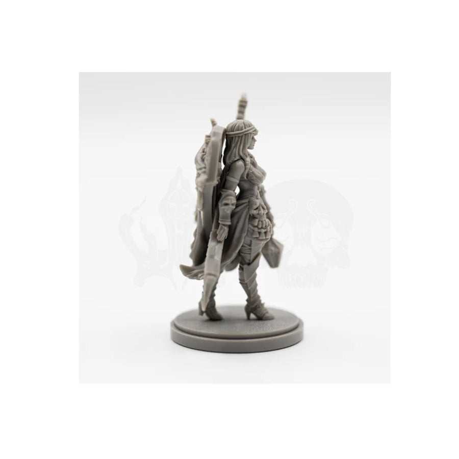 Model Kit Resin Kit 28526 Dead Kingdom Dark Indomitable Survivor - Oblouk Shield Arco Unassembled Sculpture for Hobbyists