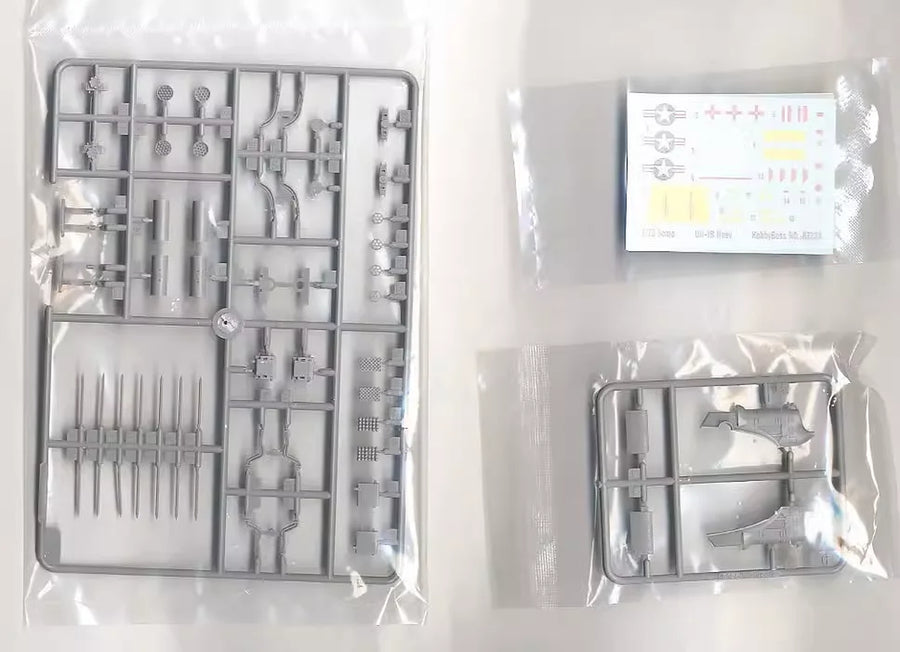 Hobbyboss 87228 1:72 Scale US UH1 UH-1B Iroquois Huey Helicopter Plastic Assembly Model Building Kit