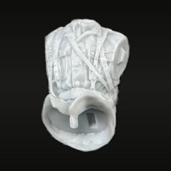 WWII German Soldier Bust with Webbing 1/16 Resin Bust Kit
