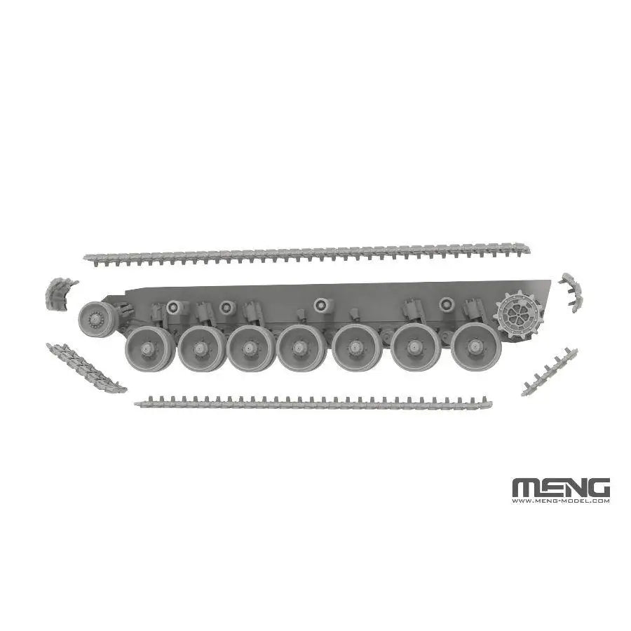 72-009 1:72 Leopard 2 A4 Howitzer German Main Battle Custom Collectible Children Toy Birthday Gift by MENG MODEL Assembly Kit