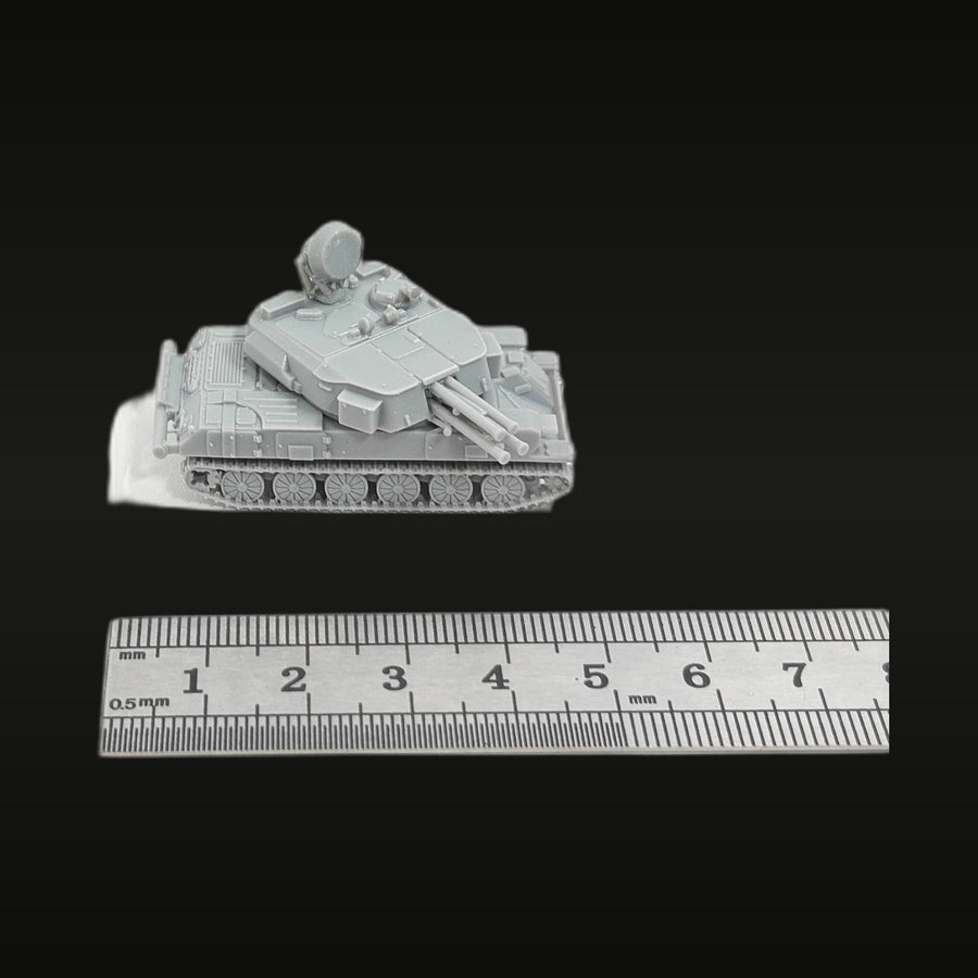 Cold War Soviet ZSU-23-4 Shilka Air-Defense System 1/144 Resin Vehicle Kit - unpainted resin model kit
