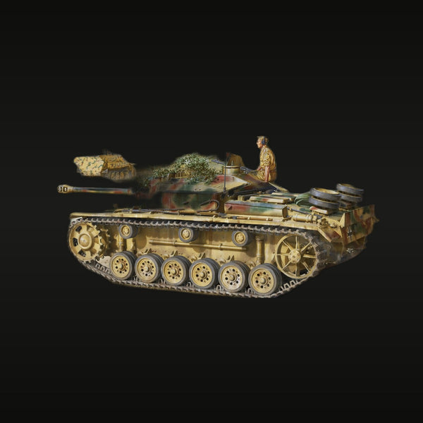 WWII German StuG III Ausf. F/8 with Crew 1/35 Resin Vehicle Kit