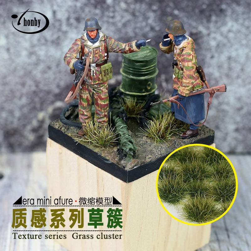 WWI Trench Diorama Base with Static Grass 28mm Terrain Accessory Kit - resin model view 3