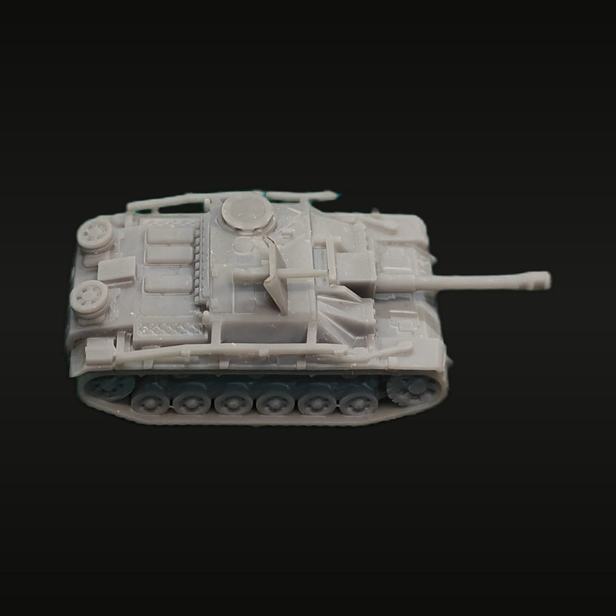WWII German Sturmgeschütz III Ausf.G 1/144 Resin Vehicle Kit - unpainted resin model kit