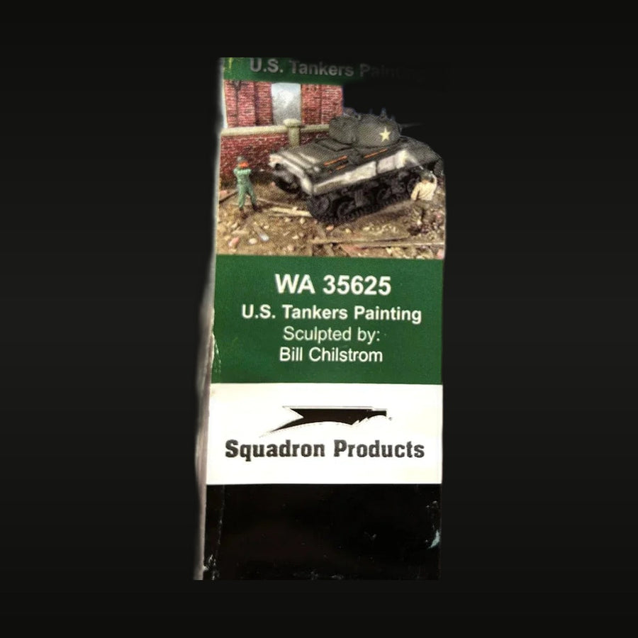 WWII US Tankers Painting 1/35 Resin Figure Set - unpainted resin model kit