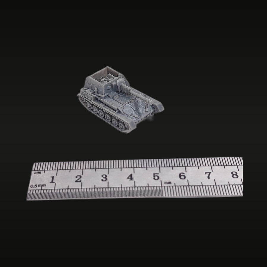 WWII Soviet SU-76 Tank Destroyer 1/144 Resin Vehicle Kit - unpainted resin model kit