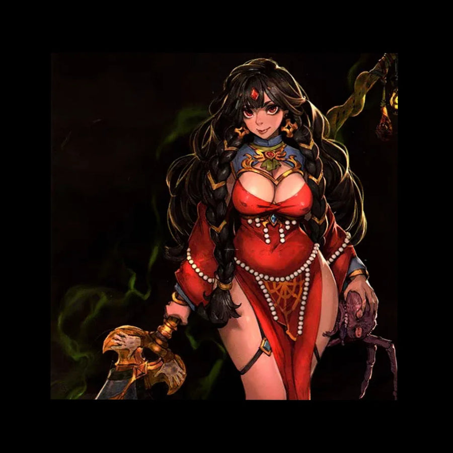 Partisan Ritika Female Warrior Resin Character Figure 28mm Scale Kit - resin model view 2