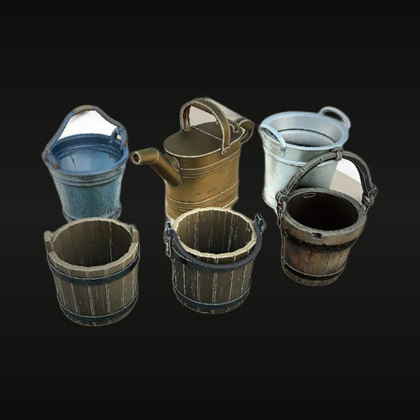 1/35 Bucket Collection (Resin Accessory)