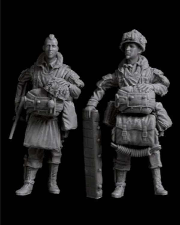 WWII US Airborne Paratroopers 1/35 Resin Figure Set
