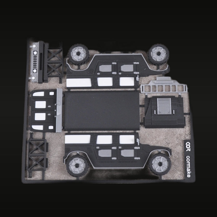 Modern Civilian 4x4 Off-Road Vehicle 1/35 Resin Model Kit - unpainted resin model kit