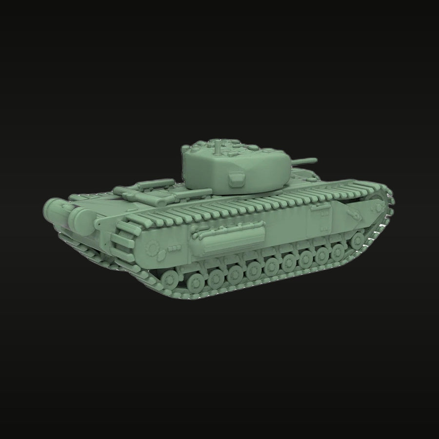 WWII British Churchill VII Tank 1/48 Resin Vehicle Kit - unpainted resin model kit
