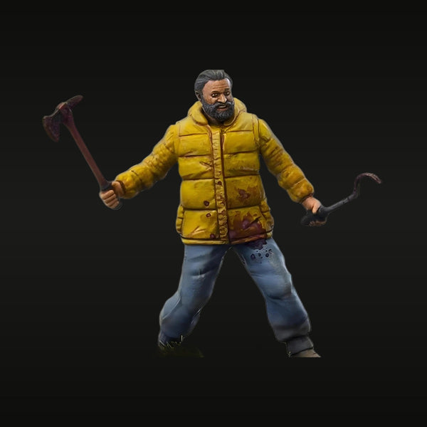 Post-Apocalyptic Survivor with Axe 1/35 Resin Figure