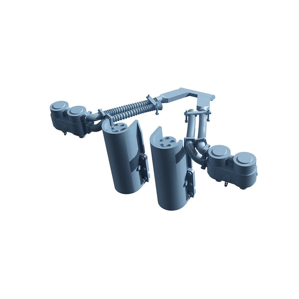 German Tiger Tank Exhaust System 1/72 Resin Accessory Kit
