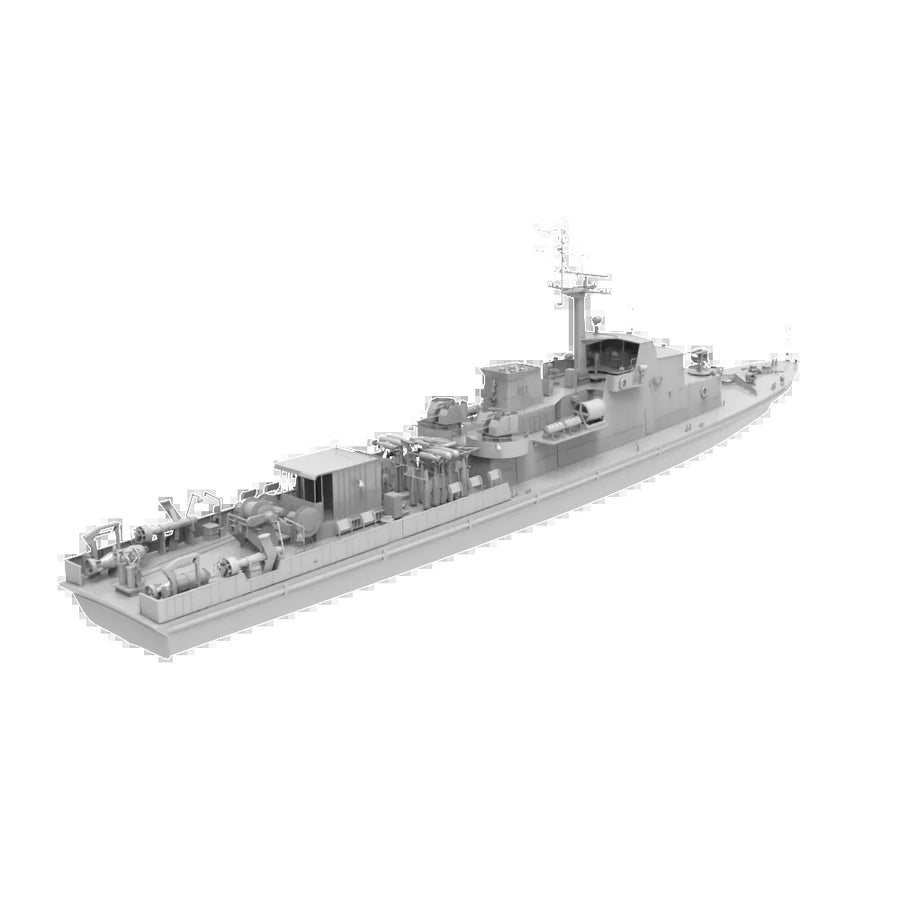 German Project 89.2 (Condor II Class) Minesweeper Bernau RHWS010 1/1250 1/350 1/700 1/200 1/144 Military Model Kit Waterline