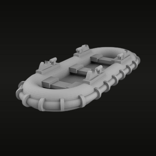 WWII Military Landing Craft Assault Boat 1/100 Resin Ship Kit
