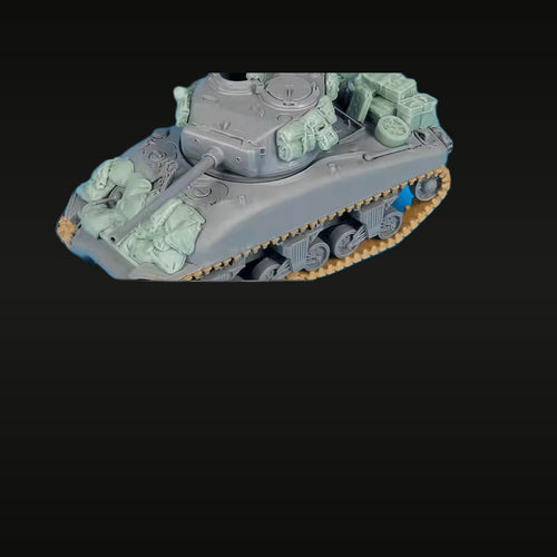 M4A1 Sherman Sandbag Armor 1/72 Resin Model Kit