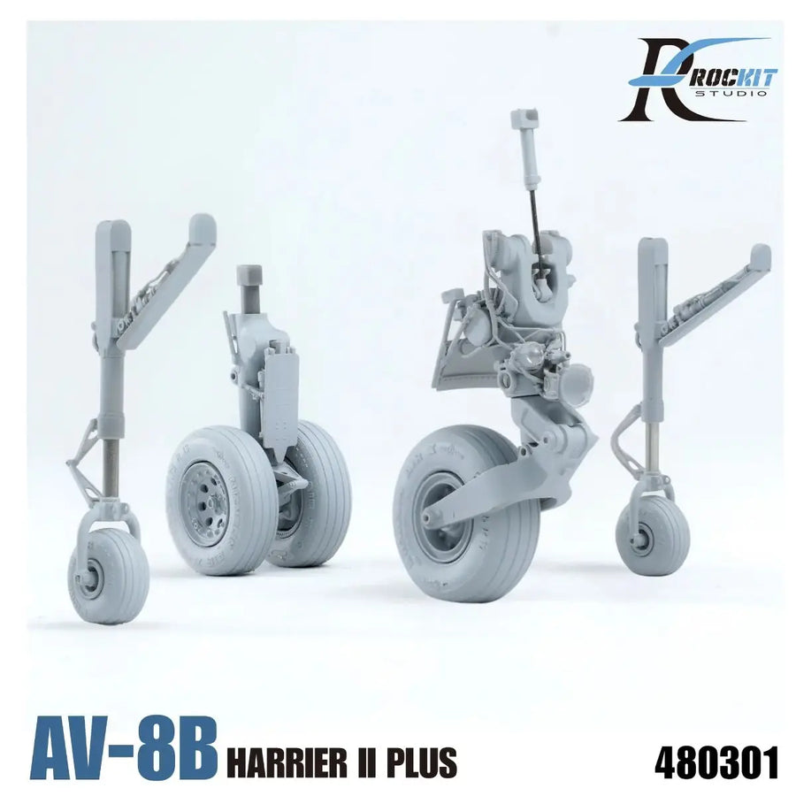 Modern AV-8B Harrier Engine & Mechanical Parts Set 1/48 Resin Kit - resin model view 5