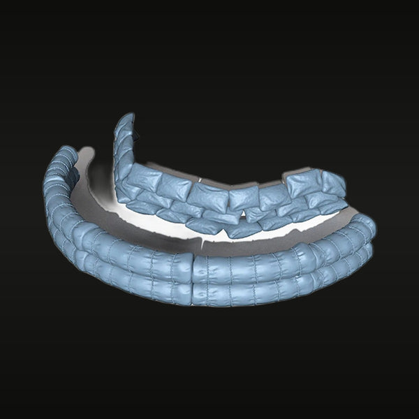 Curved Sectional Sofa 1/35 Resin Accessory Kit