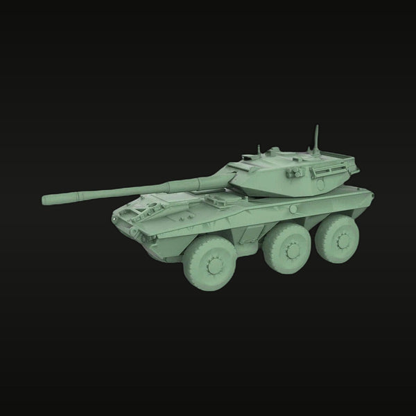 Modern 6x6 Wheeled Tank Destroyer/Fire Support Vehicle 1/56 Resin Vehicle Kit