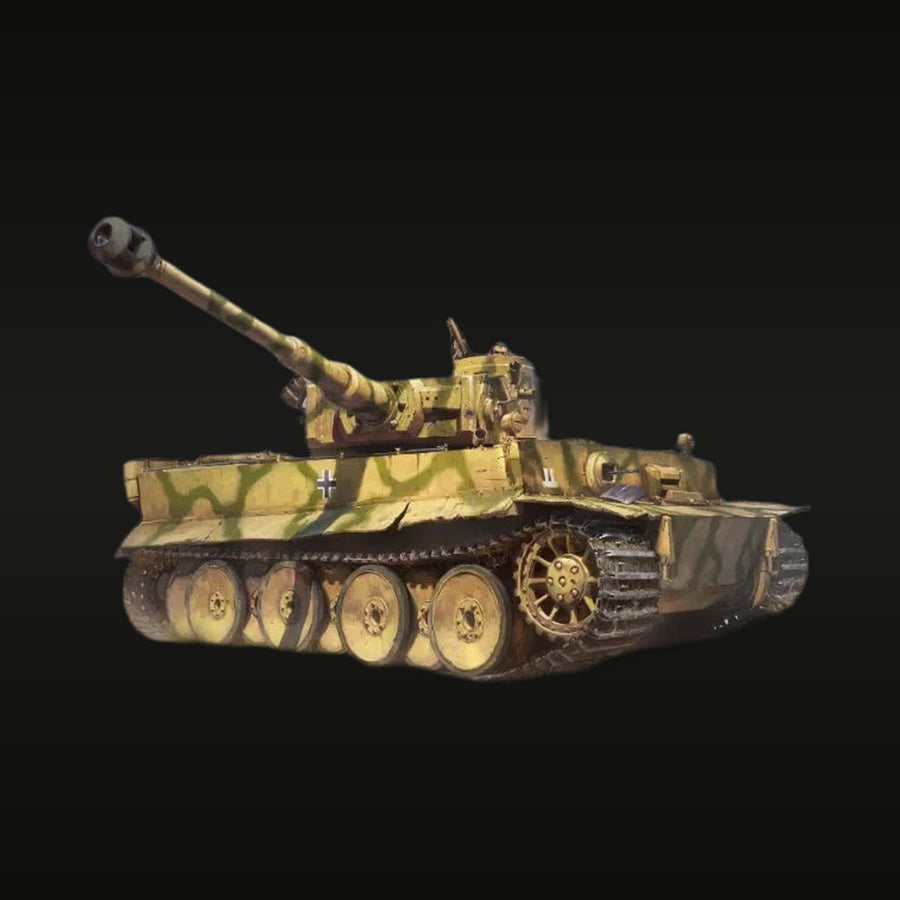 WWII German Tiger I Ausf.E Heavy Tank 1/35 Resin Vehicle Kit - unpainted resin model kit