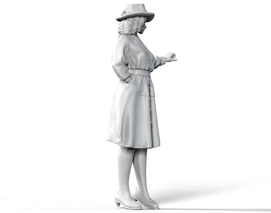 1/35 Resin Model Figure Gk，Female Role， Unassembled and Unpainted Kit
