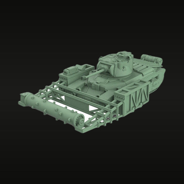 WWII British Matilda Scorpion Mine Flail Tank 1/35 Resin Vehicle Kit